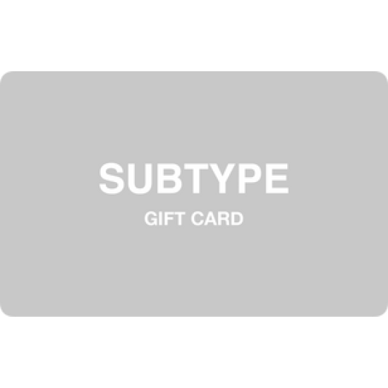Subtype eGift Card - $100
